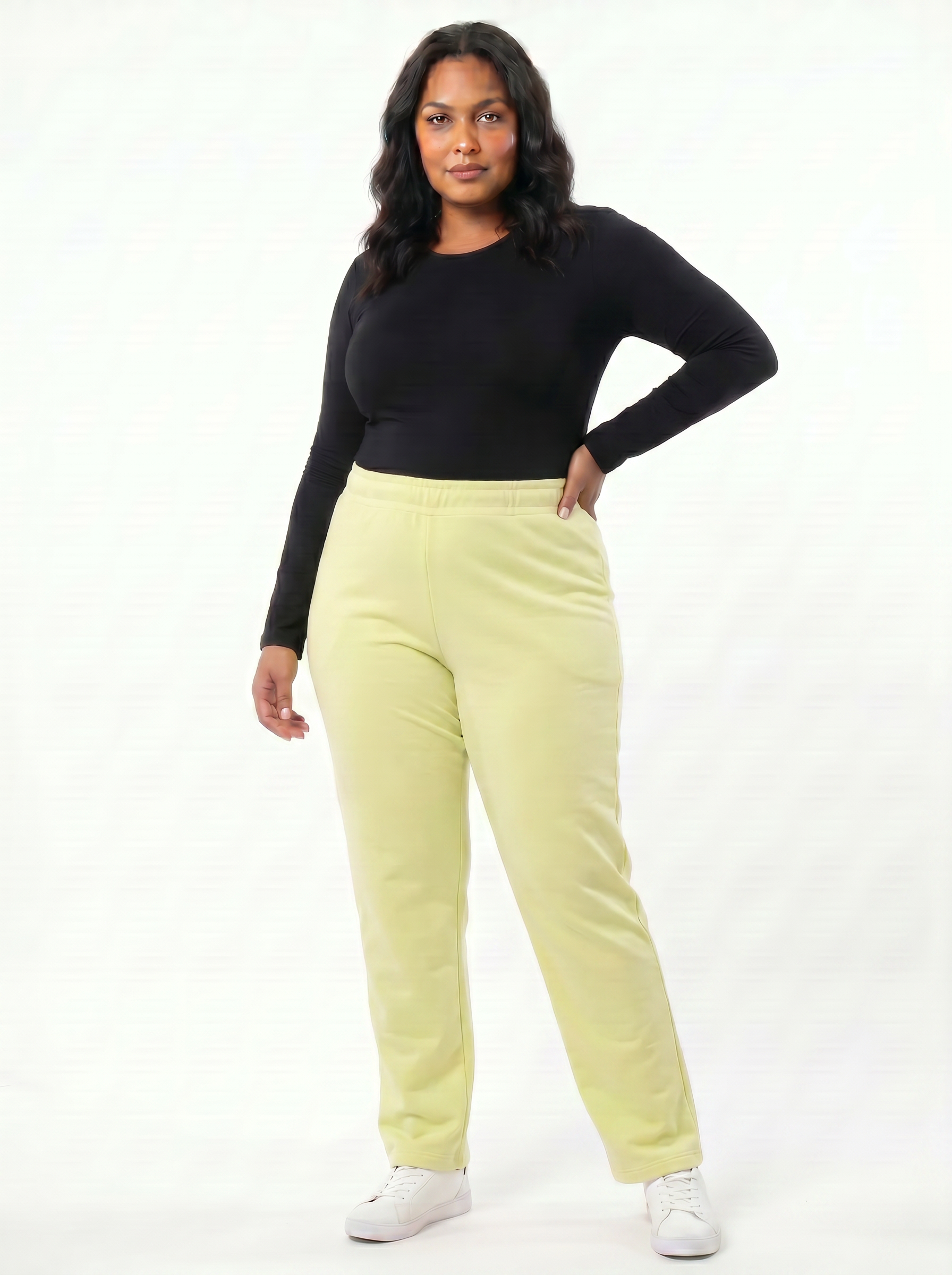 Calça de Moletom Verde Limão